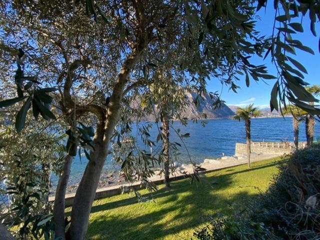 Luganersee, Pool, Strand, Parkplatz, Suite Bissone Luaran gambar