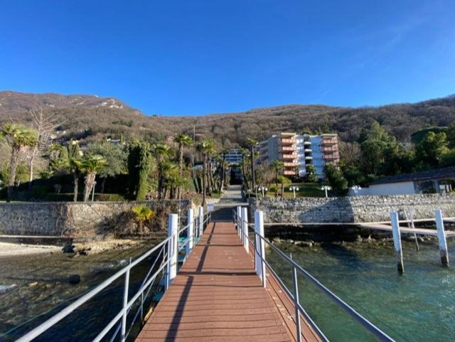 Luganersee, Pool, Strand, Parkplatz, Suite Bissone Luaran gambar
